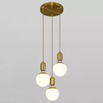 Подвесной светильник Eurosvet Bubble 50151/3 латунь