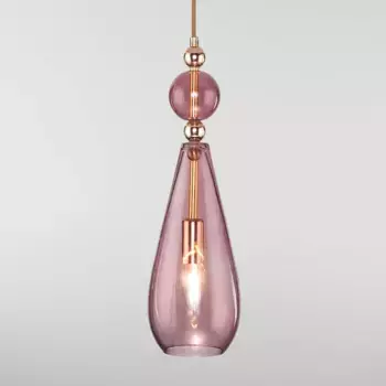 Подвесной светильник Eurosvet Ilario 50202/1 пурпурный