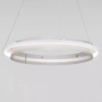 Подвесной светильник Eurosvet Imperio 90241/1 белый/ серебро Smart