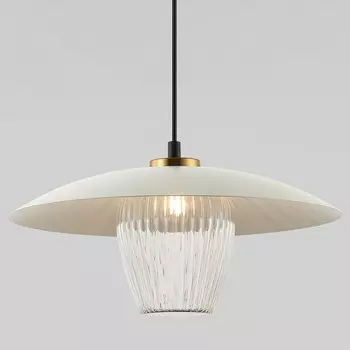 Подвесной светильник Eurosvet Kamari 50259/1 белый/прозрачный