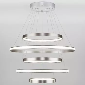 Подвесной светильник Eurosvet Olympia 90179/5 сатин-никель 145W