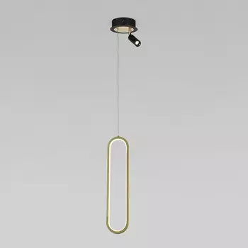 Подвесной светильник Eurosvet Spire 90269/1 черный/золото