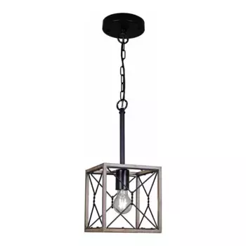 Подвесной светильник Illumico IL1008-1P-05 BK Wood