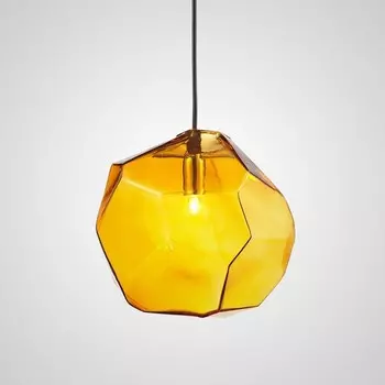 Подвесной светильник Imperiumloft Color Ice Cube Pendant Jevio Янтарный JEVIO01