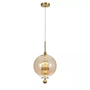 Подвесной светильник Indigo Illusione 11055/1P Amber V000188L