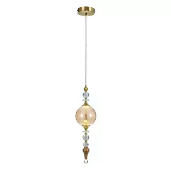 Подвесной светильник Indigo Sorpresa 11056/1P Amber V000190L