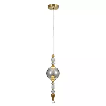 Подвесной светильник Indigo Sorpresa 11056/1P Smoke V000191L