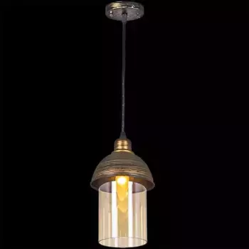 Подвесной светильник Reluce 03356-0.4-01 BK+GD