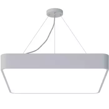 Подвесной светодиодный cветильник Geometria ЭРА Quadro SPO-163-W-40K-050 50Вт 4000К белый Б0050586