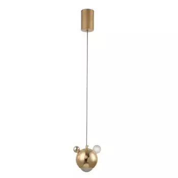 Подвесной светодиодный светильник Crystal Lux Amigo SP Led Gold