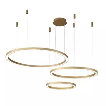 Подвесной светодиодный светильник Crystal Lux Fortuna SP158W Led Gold