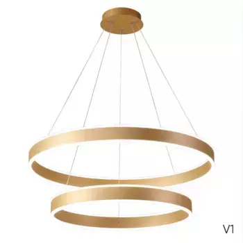 Подвесной светодиодный светильник Crystal Lux MUCHOS SP123W LED GOLD