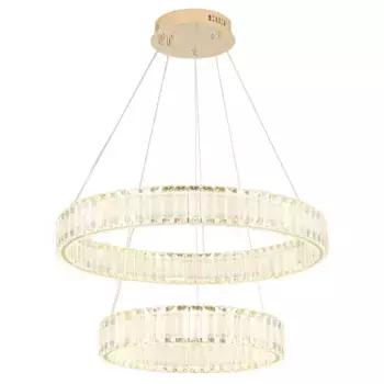 Подвесной светодиодный светильник Crystal Lux Musika SP100W Led Gold