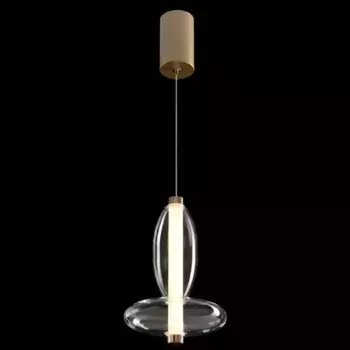 Подвесной светодиодный светильник Crystal Lux Quasar SP10W Led Transparent