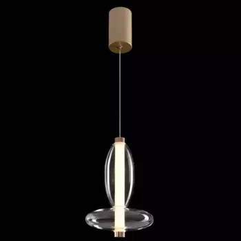 Подвесной светодиодный светильник Crystal Lux Quasar SP7W Led Transparent