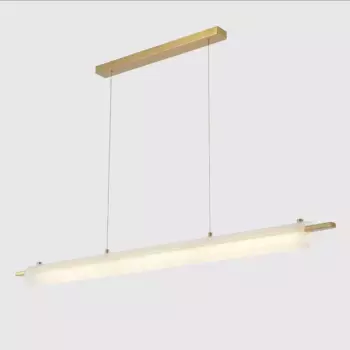 Подвесной светодиодный светильник Crystal Lux Tunnel SP40 Led Brass