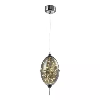 Подвесной светодиодный светильник Elvan PD-91002A-11W-WW-ChSm