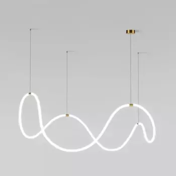 Подвесной светодиодный светильник Eurosvet 90288/1 латунь