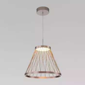 Подвесной светодиодный светильник Eurosvet Cesta 40016/1 LED коричневый