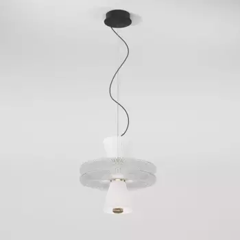 Подвесной светодиодный светильник Eurosvet Kontur 40028/1 LED белый