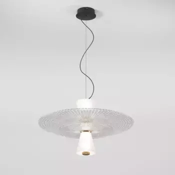 Подвесной светодиодный светильник Eurosvet Kontur 40029/1 LED белый