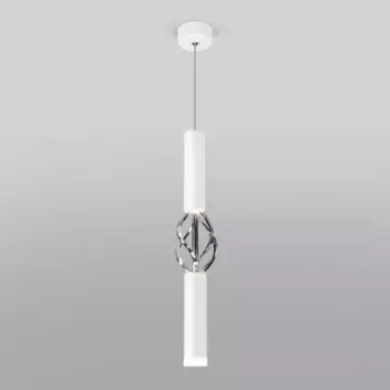 Подвесной светодиодный светильник Eurosvet Lance 50191/1 LED белый/хром