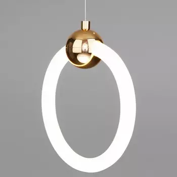 Подвесной светодиодный светильник Eurosvet Rim 90165/1 черный жемчуг