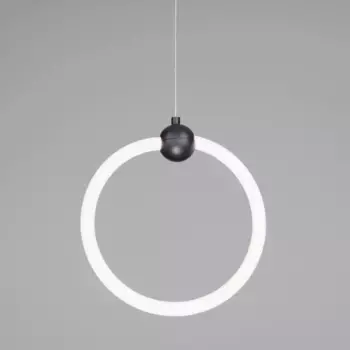 Подвесной светодиодный светильник Eurosvet Rim 90166/1 черный