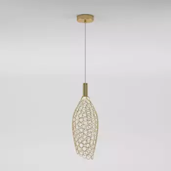 Подвесной светодиодный светильник Eurosvet Ruche 90380/1 золото