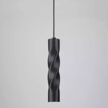 Подвесной светодиодный светильник Eurosvet Scroll 50136/1 LED черный