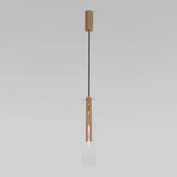 Подвесной светодиодный светильник Eurosvet Swan 50253/1 Led латунь