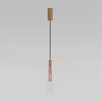 Подвесной светодиодный светильник Eurosvet Swan 50254/1 Led латунь