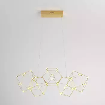 Подвесной светодиодный светильник Eurosvet Uma 90168/5 медь