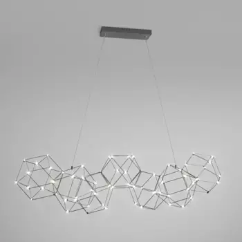 Подвесной светодиодный светильник Eurosvet Uma 90168/7 черный жемчуг