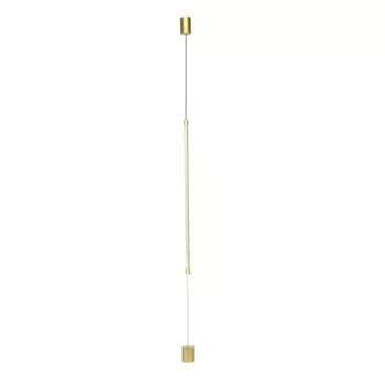 Подвесной светодиодный светильник Indigo Linea 14024/A/1P Brass V000122L