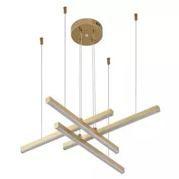 Подвесной светодиодный светильник Indigo Paralleli 14017/4P Gold V000086L