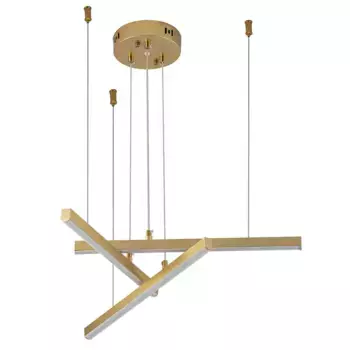 Подвесной светодиодный светильник Indigo Paralleli 14017/3P Gold V000085L
