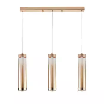 Подвесной светодиодный светильник Indigo Rilucente 11061/3P Gold V000150L