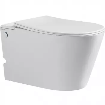 Подвесной унитаз Abber Bequem белый с сиденьем микролифт