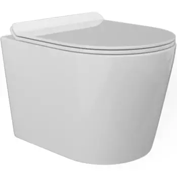Подвесной унитаз beWash Aldo белый глянцевый с сиденьем микролифт