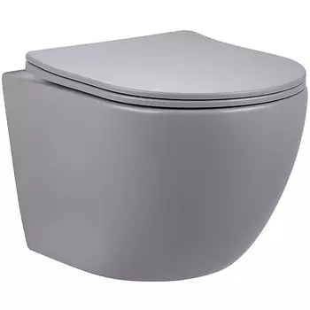 Унитаз подвесной Vincea Globo VT1-14SMG матовый серый
