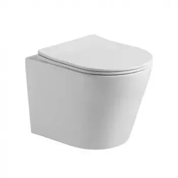 Подвесной унитаз Vincea Piatti белый глянцевый с сиденьем микролифт