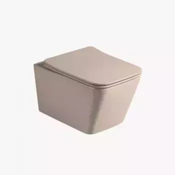 Унитаз подвесной Vincea Q-Line VT1-12MC матовый капучино