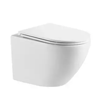 Подвесной унитаз WeltWasser Merzbach белый смыв торнадо с сиденьем микролифт