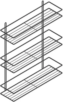 Полка DIWO Смоленск П16102 черный муар