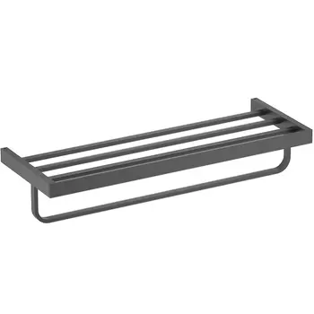 Полка для полотенец Timo Petruma черная матовая