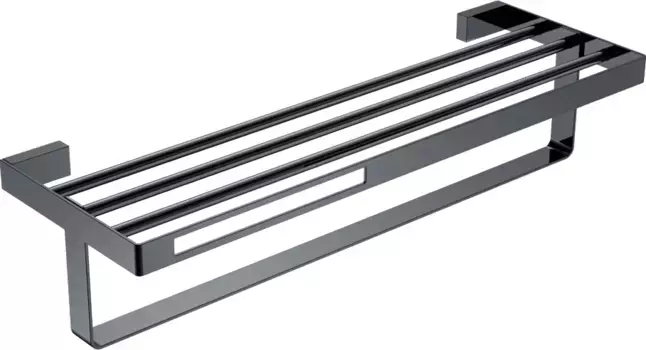 Полка для ванной Boheme Q shine gun metall (10947-SGM)