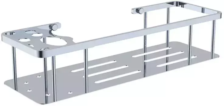 Полка для ванной прямая Kaiser хром