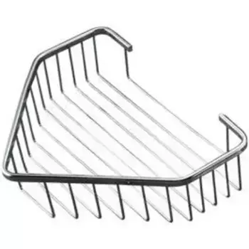 Полка для ванной угловая Frap хром