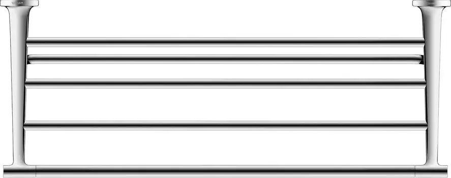 Полка Duravit Starck T 0099441000 для полотенец, хром